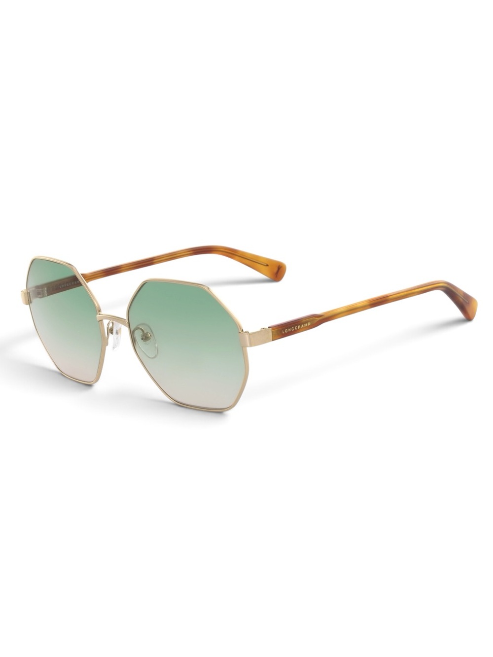 Longchamp SUNGLASSES LO106S OCTAGON 57-18 in a Tory Burch Case - Picture 7 of 7